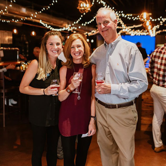 Katie and her parents